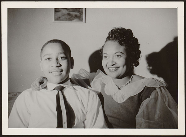 A portrait of Mamie Bradley and her son Emmett Till.