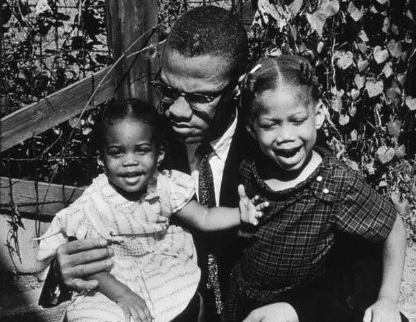 Malcolm X with Family, 1963.